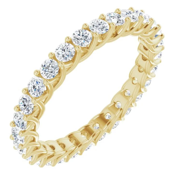 Engagement Rings-14K Yellow 1 3/8 CTW Diamond Eternity Band