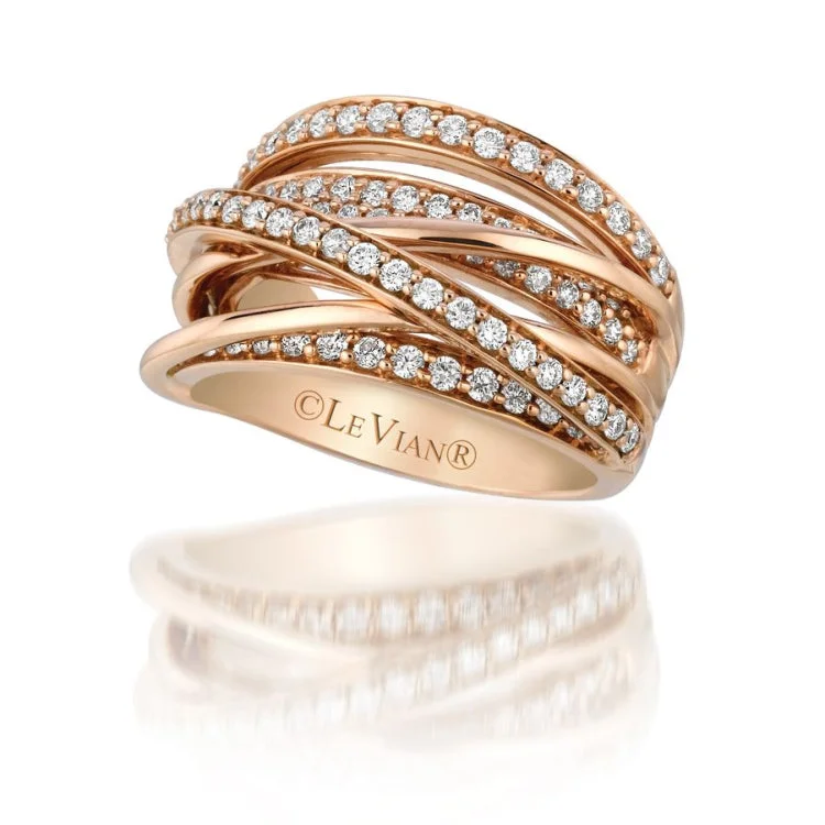 White Gold Wedding Bands-Le Vian 14K Strawberry Gold Ring