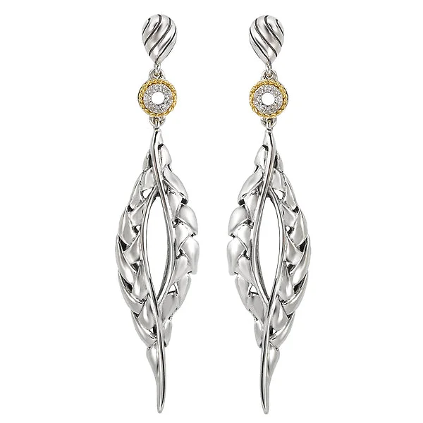 Vintage Drop Earrings-Ladies Fashion Diamond Earrings