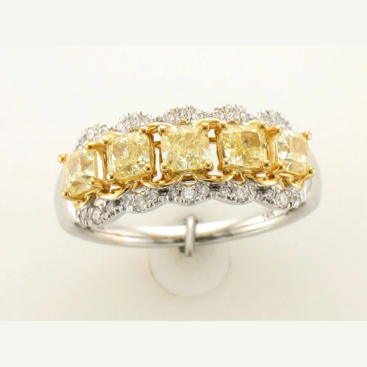 Custom Platinum Rings-Le Vian 14K Two Tone Gold Ring