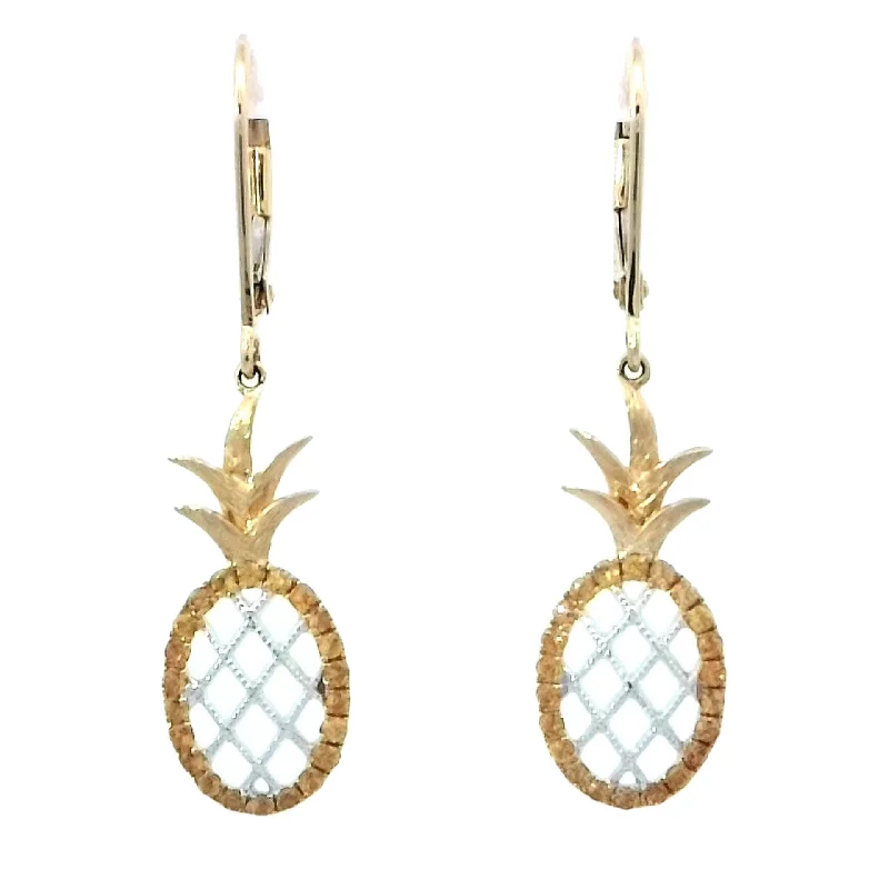 Boho Earrings for Men-Pineapple Earrings