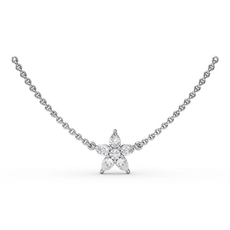 Ethereal Necklaces-Catalina Diamond Star Necklace N4973