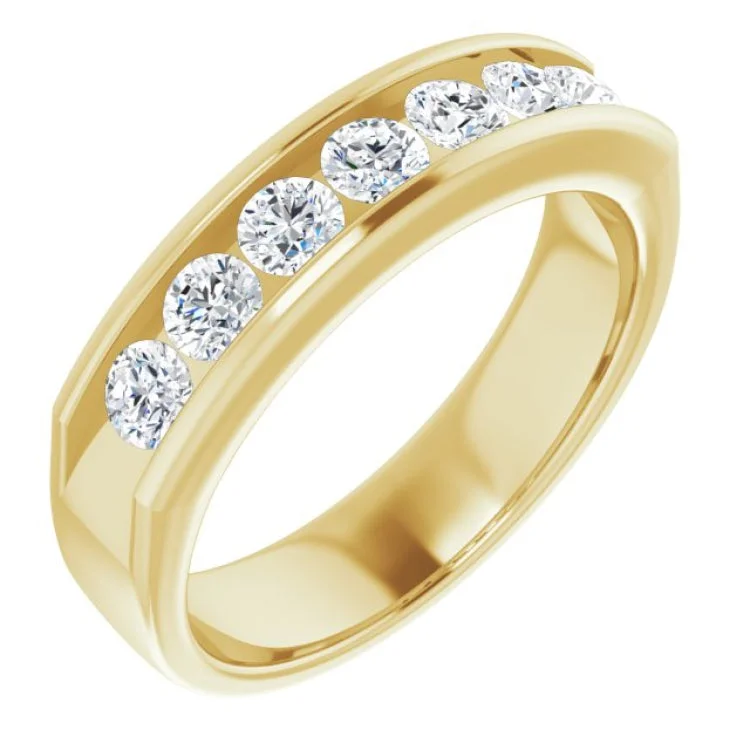 Custom Designed Rings-14K Yellow 1 CTW Natural Diamond Ring