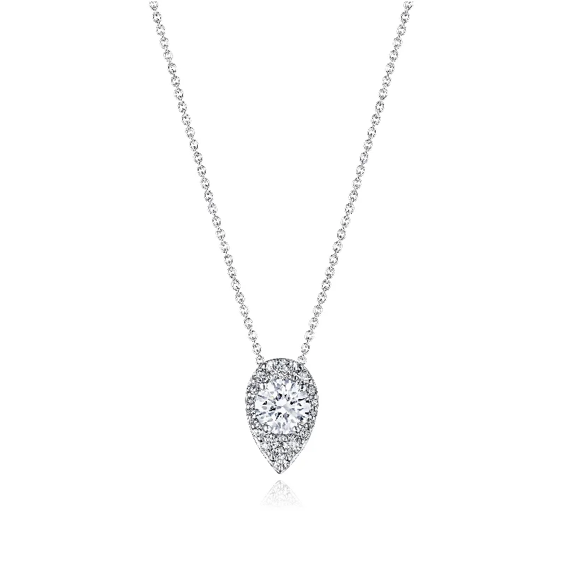 Luxury Necklaces-TACORI Bloom | 17" Pear Bloom Diamond Necklace FP811SRDPS65