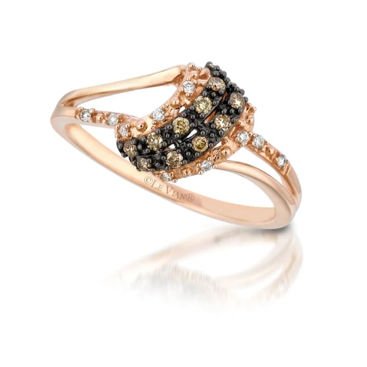 Moissanite Rings-Le Vian 14K Strawberry Gold Ring