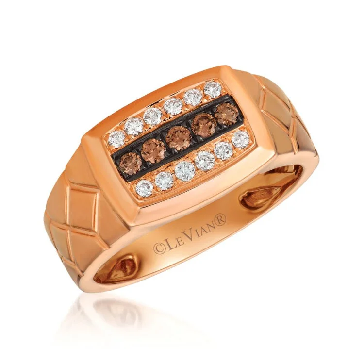 Solitaire Diamond Rings-Le Vian 14K Strawberry Gold Ring