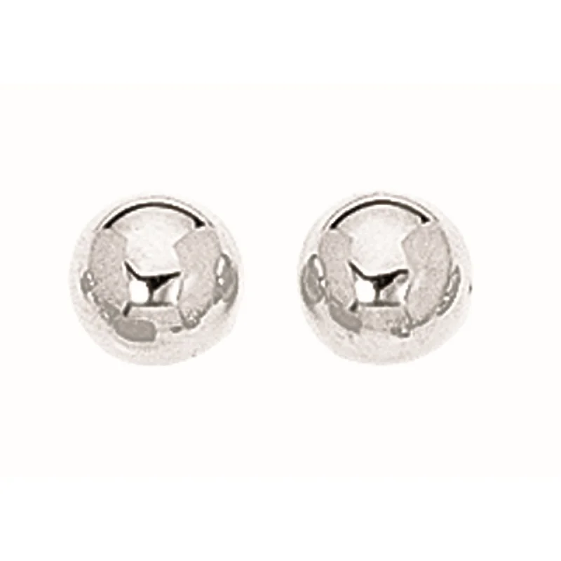 Minimalistic Drop Earrings-Silver 8MM Ball Earring