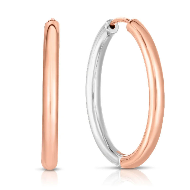 Cute Drop Earrings for Teens-14K Gold Diamond Cut Hoop Earring