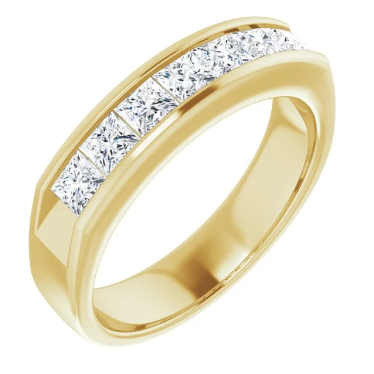 Black Rings-14K Yellow 1 3/8 CTW Natural Diamond Ring