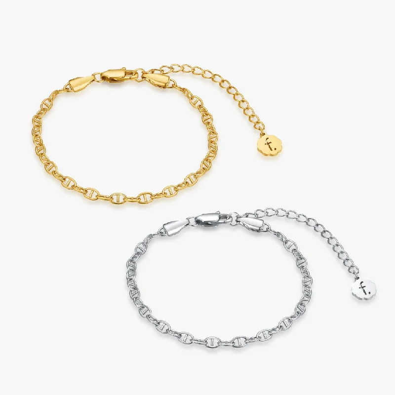 Chic Bracelets For Women-Mariner Chain Bracelet (Greek-Inspired Collection)