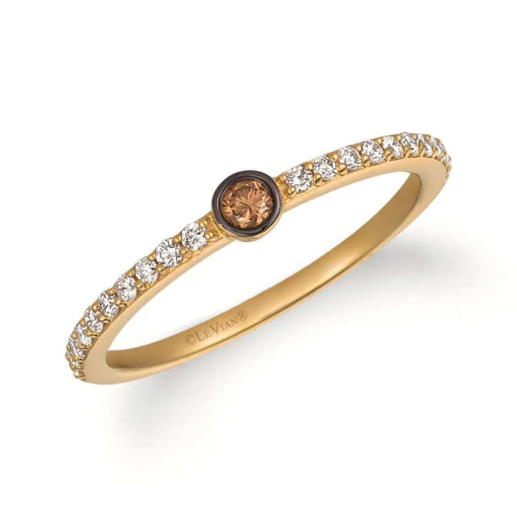 Wedding Rings With Colored Stones-Le Vian 14K Honey Gold Ring