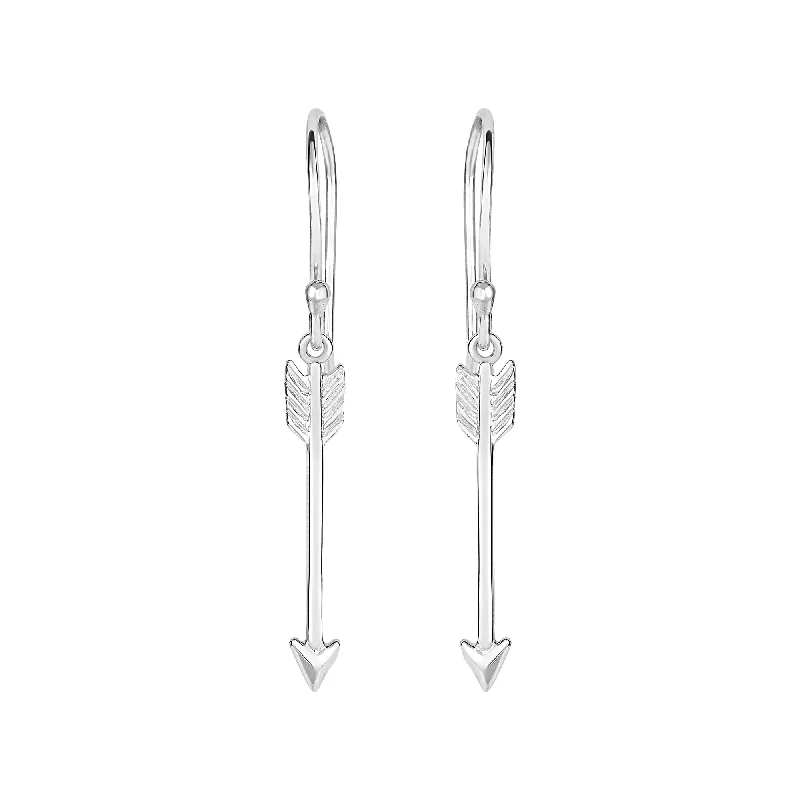 Ethnic Earrings-Silver Arrow Earring