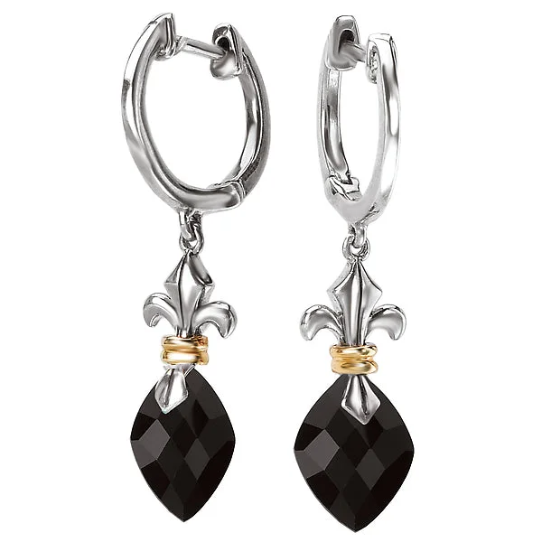 Crystal Drop Earrings-Ladies Fashion Gemstone Earrings