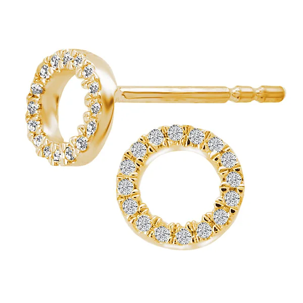 Unique Designer Earrings-Ladies Fashion Diamond Halo Earrings