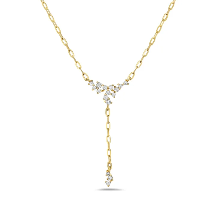 Gold Necklaces-Bassali Sienna 14k Yellow Gold Necklace NK13977D