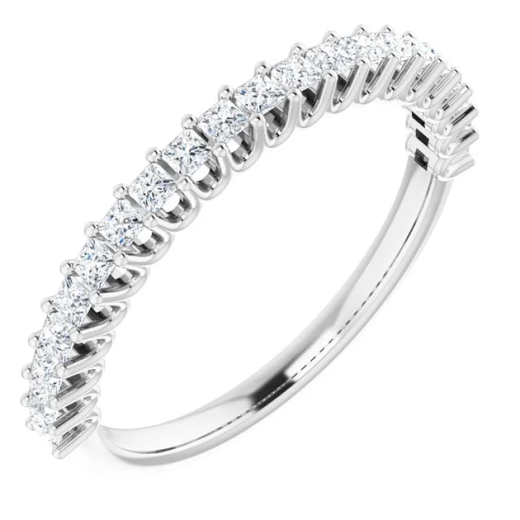 Bridal Engagement Rings-14K White 1/3 CTW Lab-Grown Diamond Anniversary Band