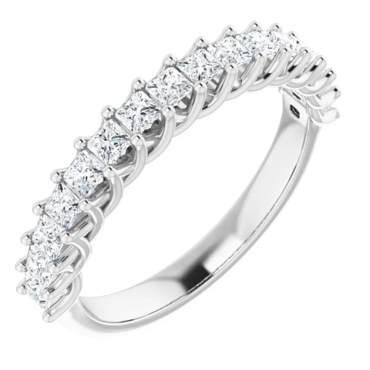 Antique Diamond Rings-Platinum 3/4 CTW Natural Diamond Anniversary Band