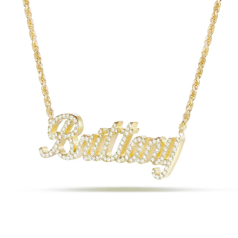 Silver and Gold Necklaces-Custom Name Necklace