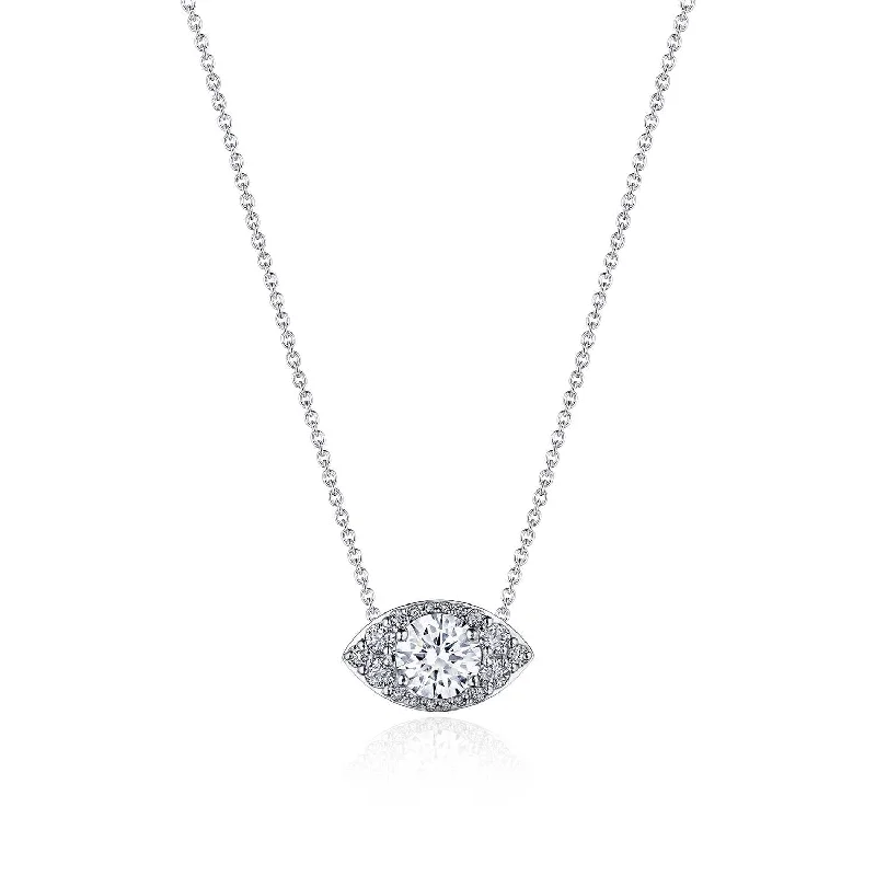 Multi-layer Necklaces-TACORI Bloom | 17" Marquise Bloom Diamond Necklace FP811HRDMQ55