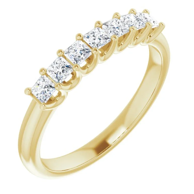 Classic Wedding Rings-14K Yellow 1/2 CTW Natural Diamond Anniversary Band