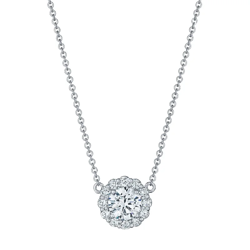 Charm Necklaces-TACORI Bloom | Full Bloom Diamond Necklace FP803RD5