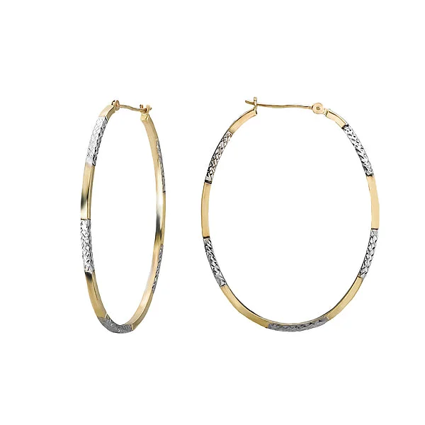 Luxury Pearl Earrings-Ladies Fashion Hoop Earrings