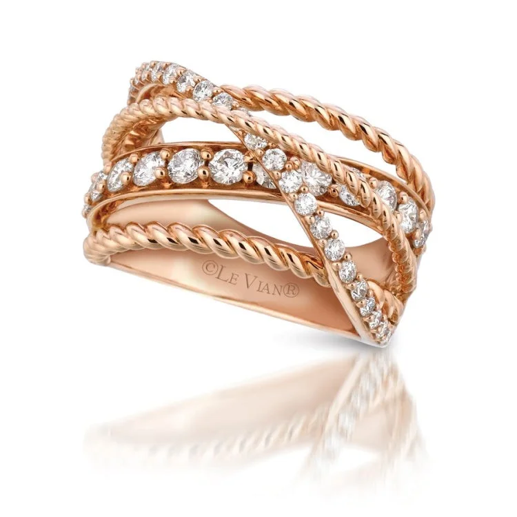 Couples Matching Wedding Bands-Le Vian 14K Strawberry Gold Ring