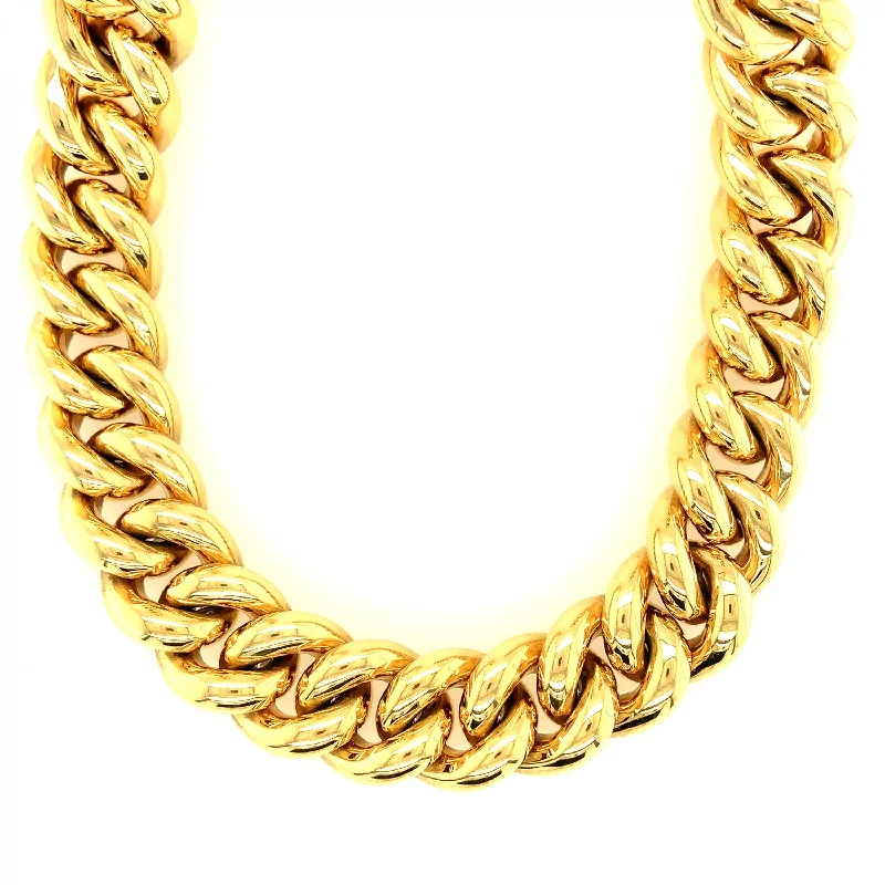 Beaded Pendant Necklaces-Cuban Link Necklace 169-JSA