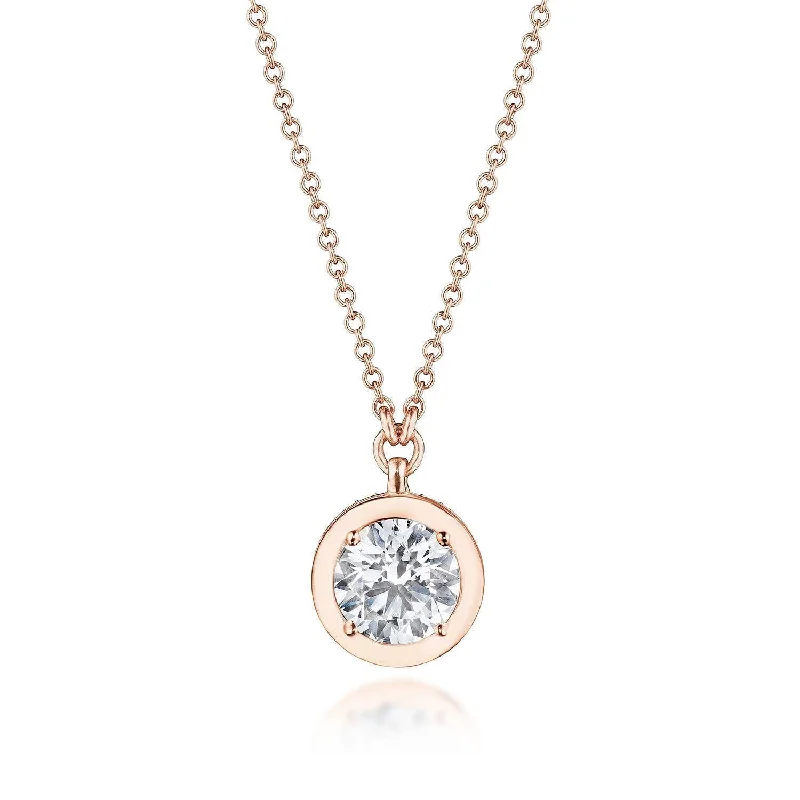 Crystal Necklaces-TACORI Allure | Diamond Necklace - 1ct FP812RD65LDPK