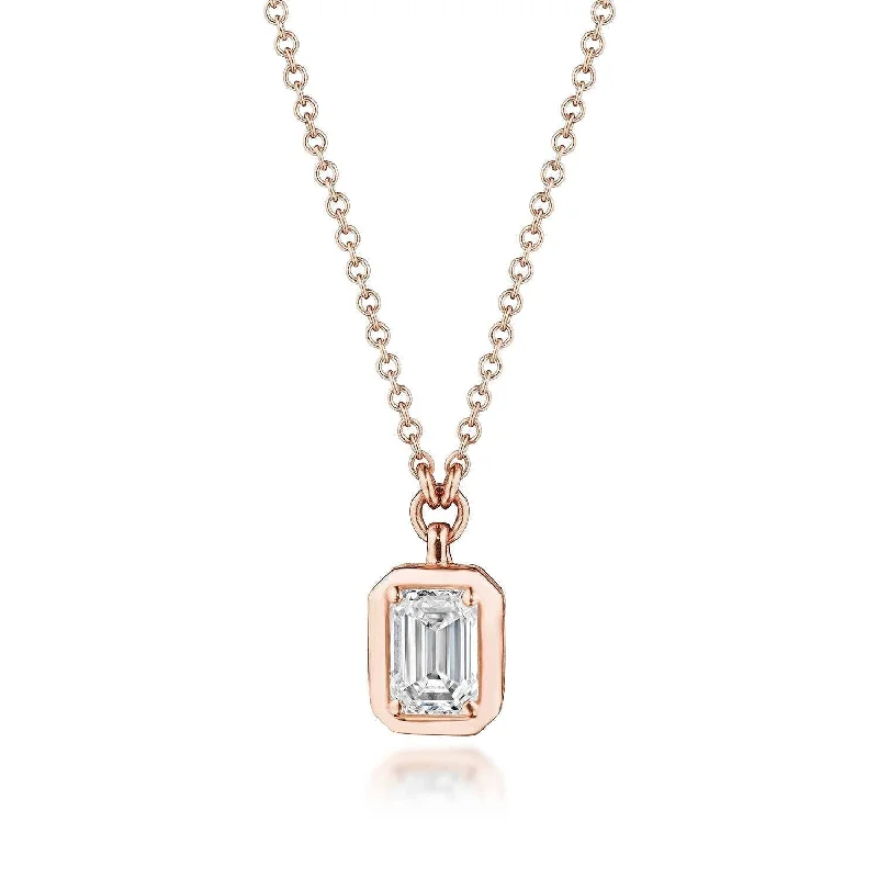 Trendy Pendant Necklaces-TACORI Allure | Diamond Necklace - 0.5ct FP812VEC55X4LDPK