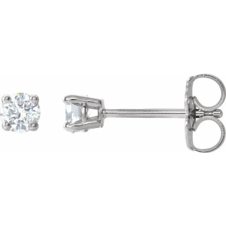 Boho Earrings-Platinum 1/5 CTW Natural Diamond Stud Earrings