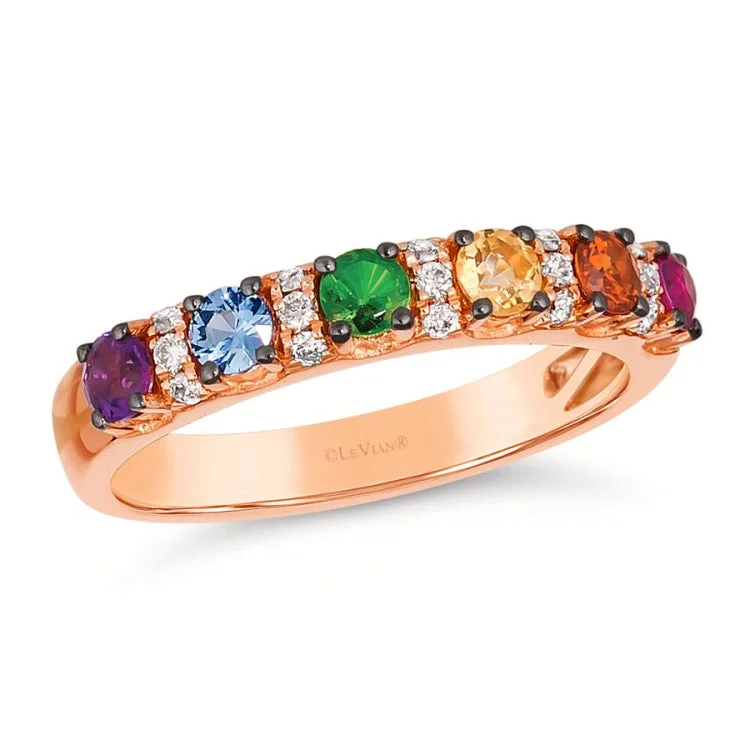 Wedding Rings With Gems-Le Vian 14K Strawberry Gold Ring