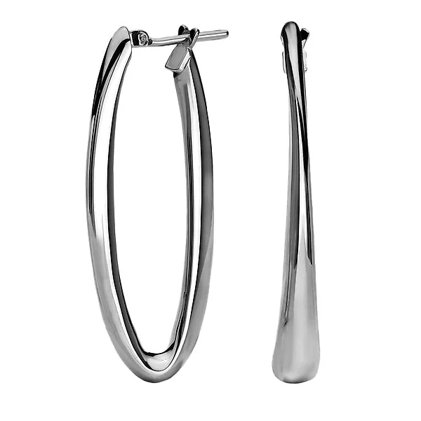 Modern Hoop Earrings-Ladies Fashion Hoop Earrings