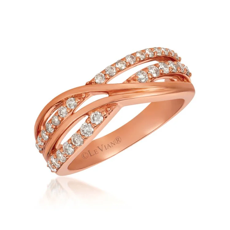 Handmade Engagement Rings-Le Vian 14K Strawberry Gold Ring