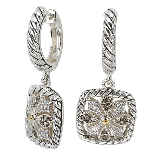 Designer Hoop Earrings-Ladies Fashion Diamond Earrings