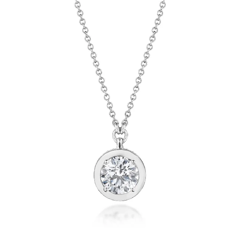 Minimalist Gold Necklaces-TACORI Allure | Diamond Necklace - 1ct FP812RD65LD