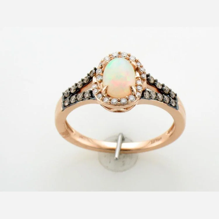 Vintage Custom Rings-Le Vian 14K Strawberry Gold Ring